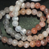 very nice quality multy moonstone smooth round beads 5 strand size 4 - 5 mm length 14 inches super unbealivable price